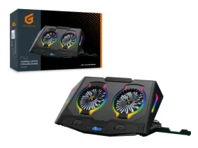 Conceptronic THYIA02B ERGO / Chladicí podložka pod notebook / pro 17" notebook / knoflíkové ovládání / USB (THYIA02B)