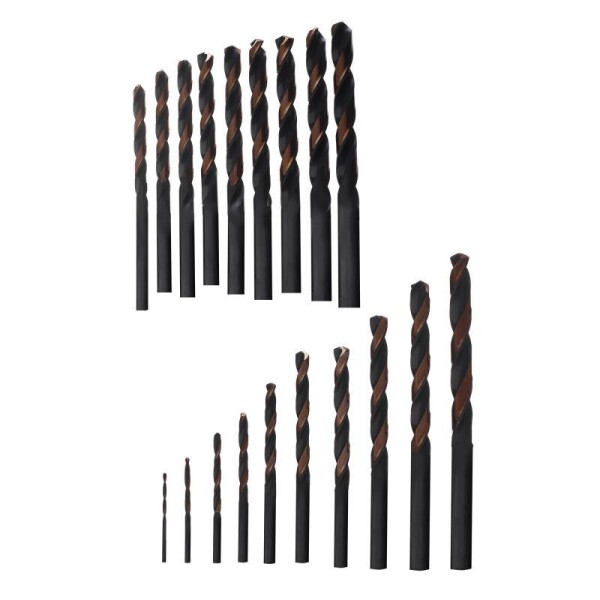 Vrtáky do kovu HSS, 1,0 - 10,0 mm, STALCO PERFECT, set