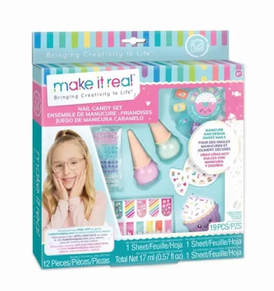 Make it Real Laky na nehty se zdobením Candy