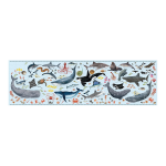Edukační puzzle Apli - Ohrožená zvířata v oceánu, 200 ks, 6+