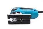 Makita 4350FCTJ / Přímočará pila s regulací a předkyvem / Zdvih 26 mm / 720 W / až 2.800 zdvihů min-1 / LED osvětlení (4350FCTJ)