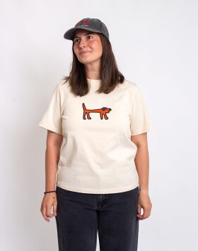 Tričko Dog Owners Club Red Dog Ecru