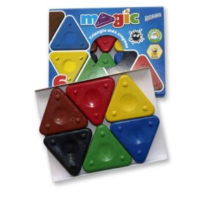 Primo Magic Basic trojboké voskovky sada 6 ks mix barev
