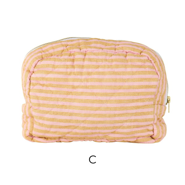 Ib Laursen Prošívaná kosmetická taštička Patterns C, multi barva, textil