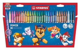 Vláknový fix - STABILO power PAW Patrol - 30 ks sada - s potiskem PAW Patrol