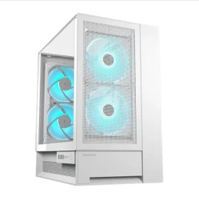 COUGAR OmnyX bílá / PC skříň / Midi Tower / Mesh / ARGB / ATX / micro-ATX / mini-ITX (CGR-2WA3W-RGB)