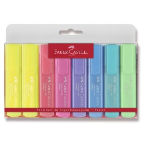 Sada zvýrazňovačů Faber-Castell Textliner 1546, pastelové - 8 kusů