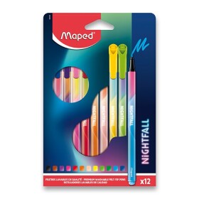 Fixy MAPED Color´Peps Deco Nightfall 12 barev