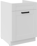 Spodní skříňka pod dřez Luna 60 ZL 1S BB - Premium Box Barva korpusu: Dub artisan, Barva dvířek: Clay Grey