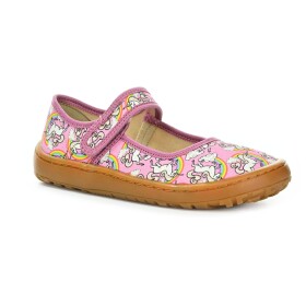 Froddo Canvas Balletty G1700447-3 White/Pink balerínky
