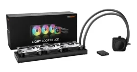 Be quiet! Light Loop IO LCD 360mm černá / Vodní chlazení CPU / 3x120mm ventilátor / IPS displej 2,1" / RGB LED (BW032)