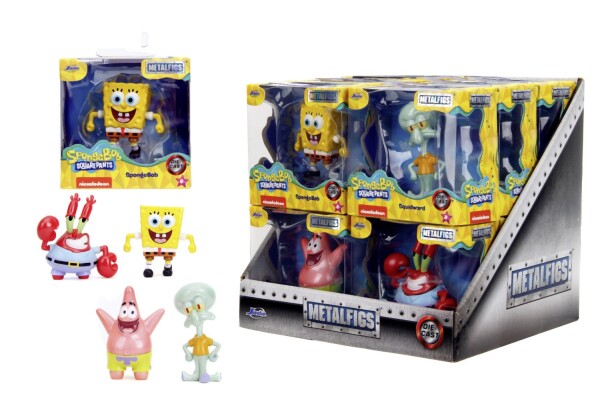 Sponge Bob figurka 2,5, 4druhy, DP12, Wave 1