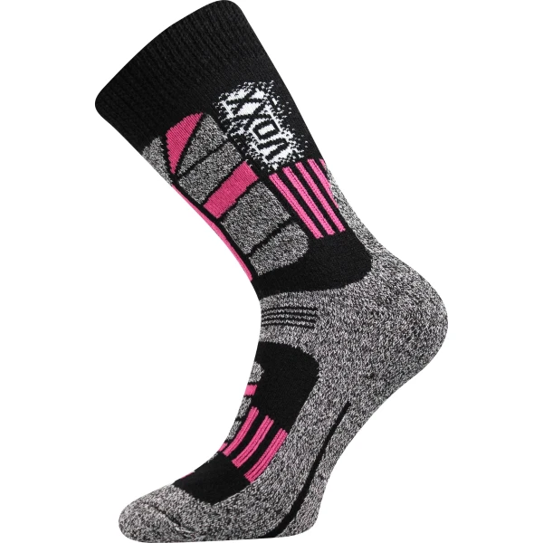 VOXX Ponožky termo zimní TRACTION vlněné MAGENTA 35-38 115092