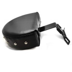 Harley-Davidson Softail Heritage Custom/114 18-21, opěrka řidiče, nýty, černá