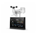 SENCOR SWS 11000 meteostanice černá / barevný LCD / bezdrátové čidlo (8590669384334)