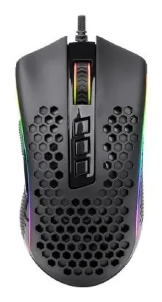 Redragon M808 Storm černá / Herní myš / optická / 12400 DPI / 7 tlačítek / USB (M808-RGB)