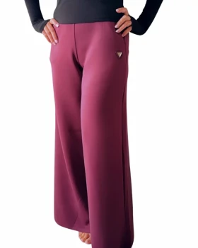 Dámské kalhoty Guess OLYMPE V4YB07 vínové