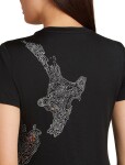 Dámské merino tričko s krátkým rukávem ICEBREAKER Wmns 150 Tech Lite SS Scoop Tee 30th Anniversary, Black velikost: M