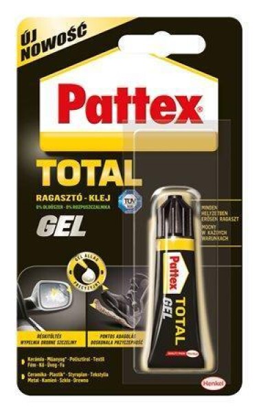 Vteřinové lepidlo Pattex Total Gel 8g, HENKEL