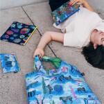 Skládací nákupní taška LOQI SAM WILDE Quandary Quagmire