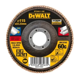 DeWalt / Lamelový brusný kotouč P60 / 115 × 22,2 mm (DT30611)