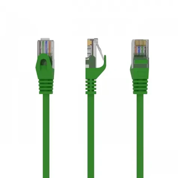 Patch kabel UTP Cat6 0,25 m zelený / Síťový kabel / RJ45-RJ45 (PP6U-0.25M/G)