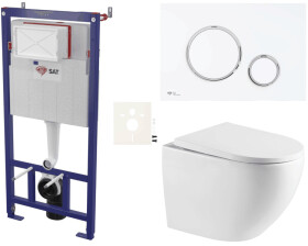 Závěsný WC set do lehkých stěn / předstěnová SAT SIKOSSTOR6776K SIKOSSTOR6776K