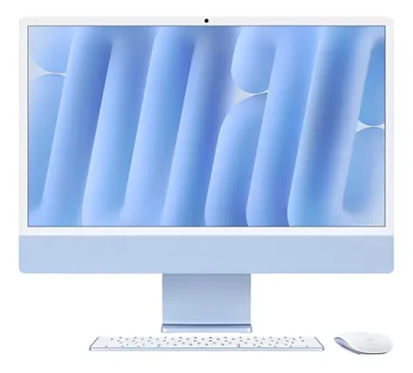 Apple iMac 24 M4 (2024) modrá (MWUF3D/A) / 24" 4.5K / Apple M4 / 16GB / 256GB SSD / Apple 8-Core / macOS (MWUF3D/A)