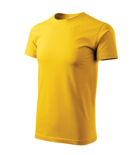 Basic tričko pánské žlutá 3XL