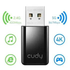 Rozbaleno - Cudy AC1300S USB WiFi adaptér / 867Mbps / 5G / USB 3.0 / rozbaleno (WU1300S.Rozbaleno)