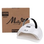 MollyLux X7 MAX UV/LED lampa na nehty 180W Bílá