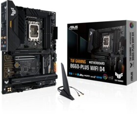 ASUS TUF GAMING B660-PLUS WIFI D4 B660 LGA 1700 4x DDR4 PCIEx16 1x 2.5GLAN Wi-Fi ATX (90MB1920-M0EAY0)