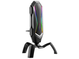 Tracer Spider RGB černá / stolní mikrofon / všesměrový / ohebné rameno / vypínač / 1.7m (TRAMIC46853)