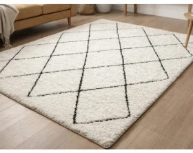 Koberec Ideal Shaggy 80x150 cm, krémový diamant