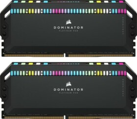 Corsair Dominator Platinum Black 32GB(2x16GB) / DDR5 / 5200MHz / PC5-41600 / CL40-40-40-77 / 1.25V / XMP3.0 / s chladiče (CMT32GX5M2B5200C40)