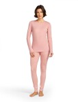 Dámské merino tričko s dlouhým rukávem ICEBREAKER Wmns 260 Tech LS Crewe, Blush velikost: M