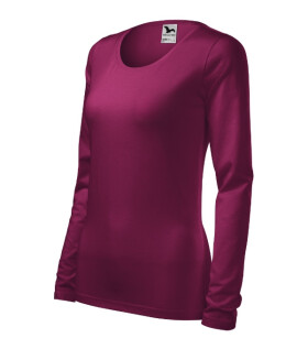 Slim triko dámské fuchsiová 2XL