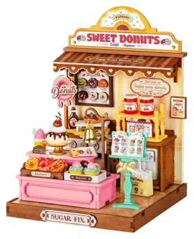 RoboTime Miniatura domečku Obchod s donuty