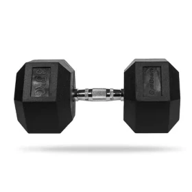 Hexagonální jednoručka - GymBeam (černá) (53680-14-7kg)
