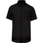 Pánská košile,krátký rukáv, 100% BA mikro krep 120g/m2
