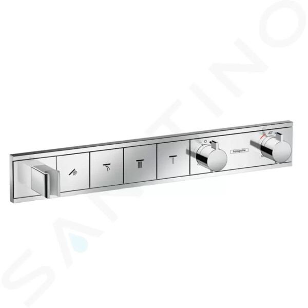 HANSGROHE - RainSelect Baterie pod omítku pro 4 spotřebiče, chrom 15357000