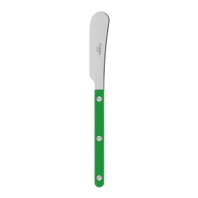 SABRE PARIS Nůž na máslo Bistrot Brillant – Garden Green, zelená barva, kov, plast