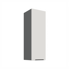 Horní skříňka Aria ANT 30 G-90 1F Barva korpusu: Antracit, Barva dvířek: WH - Crystal white AFM