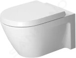 DURAVIT - Starck 2 Závěsné WC, WonderGliss, bílá 25340900001