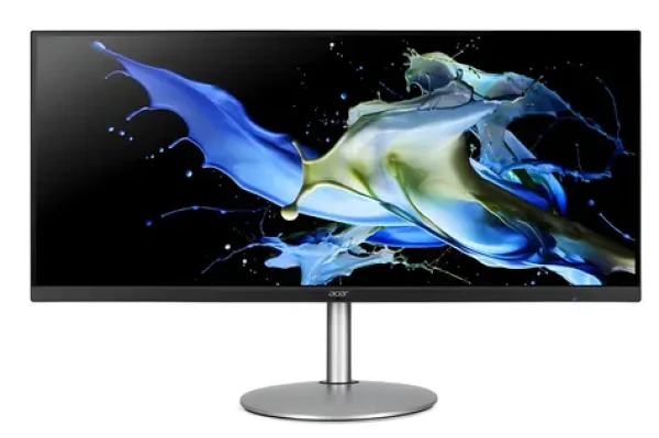 34" Acer CB342CU stříbrná / Monitor / IPS / UWQHD 3440×1440 / 75Hz / 1ms / HDMI+DP+USB-C / AMD FreeSync (UM.CB2EE.016)