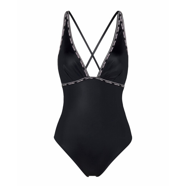 Dámské jednodílné plavky KW0KW02075-BEH - Calvin Klein S