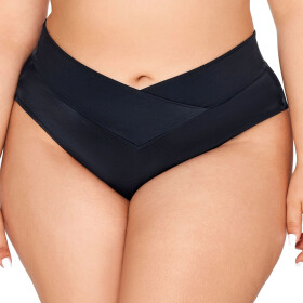 Spodní díl plavek 13/15/B black - AVA černá 3XL