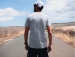 Běžecké tričko Compressport Logo SS Tshirt M - ALLOY/STEEL GRAY Velikost textilu: S