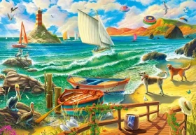 Castorland 104895 Víkend u moře