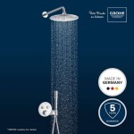 GROHE - Precision SmartControl Sprchový set s termostatem pod omítku, průměr 26 cm, 3 proudy, chrom 34878000